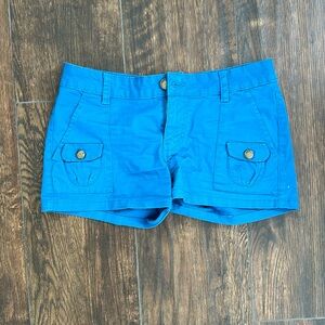 Bongo Skinny Cargo Shorts Blue Size 1